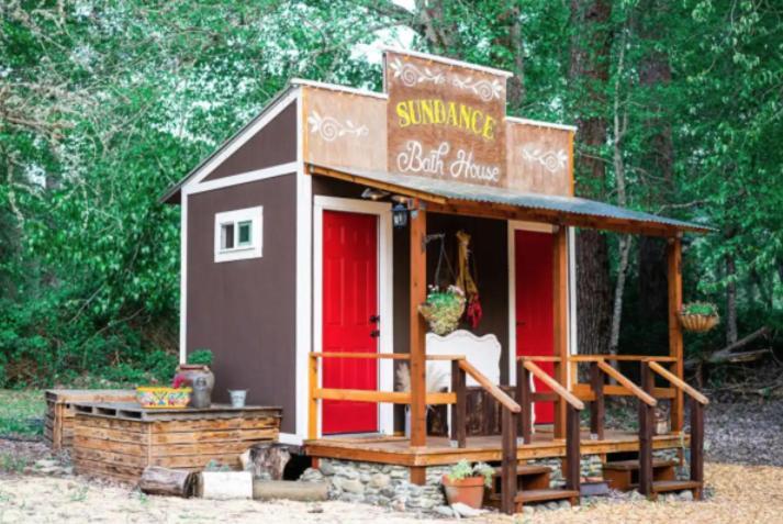 Cozy Wild West Covered Wagon Next To River Grants Pass Exteriér fotografie